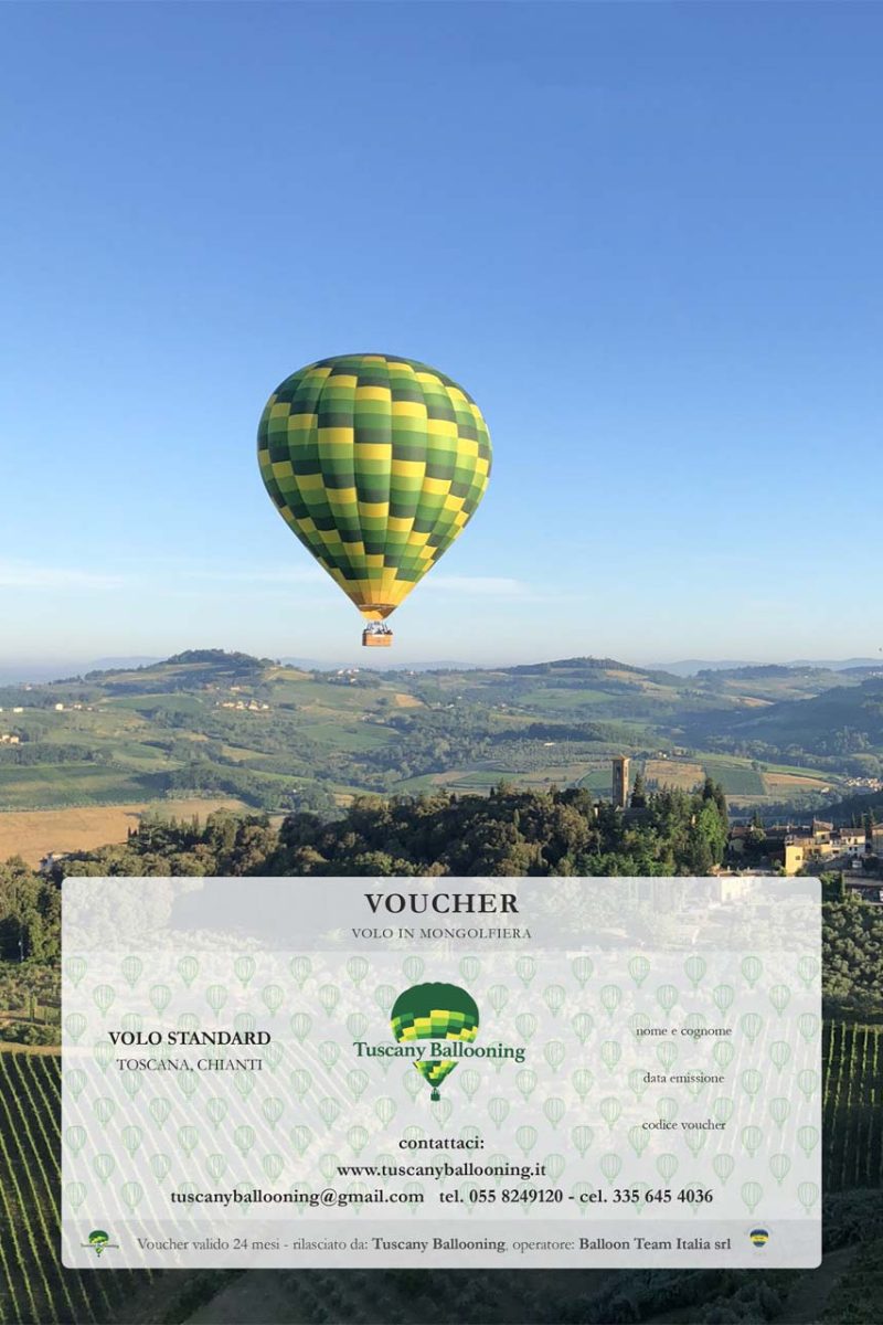 Globos aerostáticos en Toscana