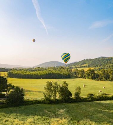 Balloon ride in Tuscany