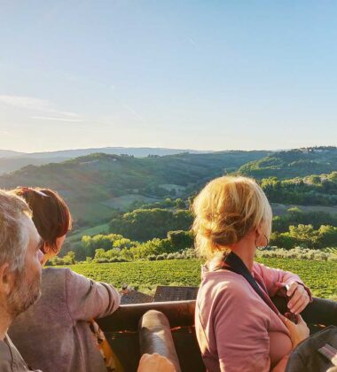 Balloon ride in Tuscany