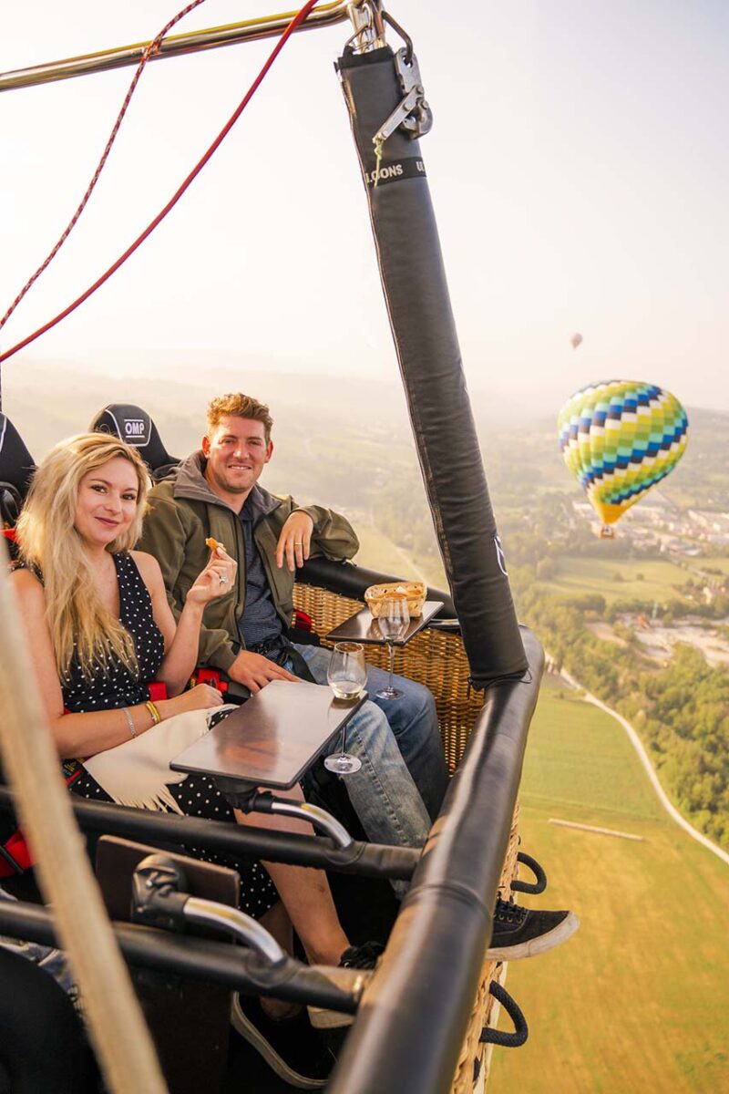 Globos aerostáticos en Toscana