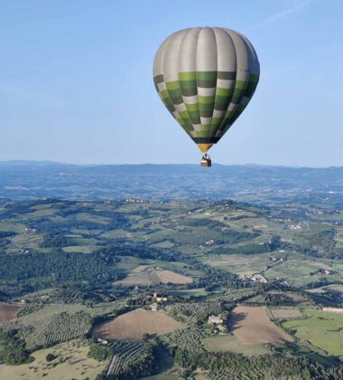 Globos aerostáticos en Toscana