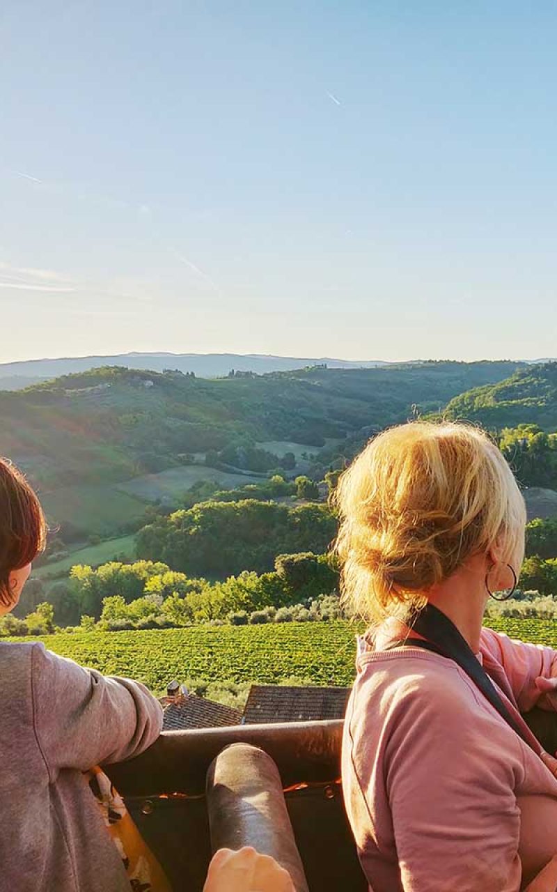 Balloon ride in Tuscany